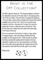 Dice : AAA Dice - DM Collection - DM Collection Explained